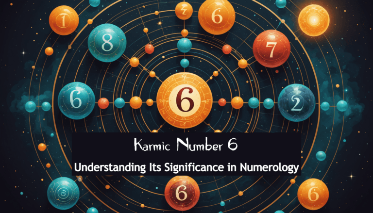 Karmic number 6 Numerology