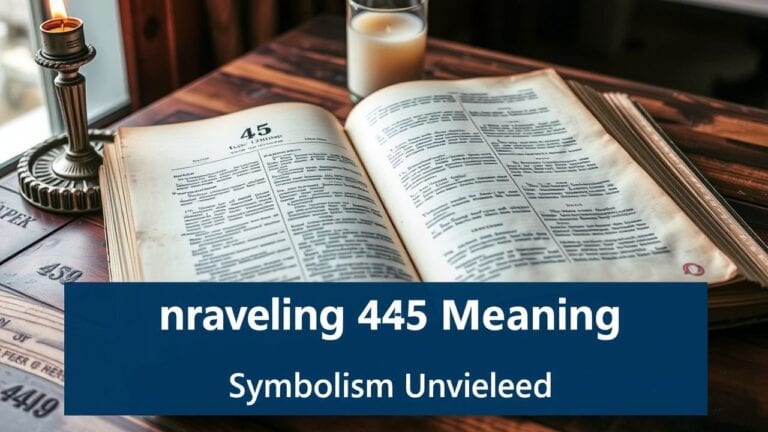45 Meaning Numerology: Symbolism Uncovered
