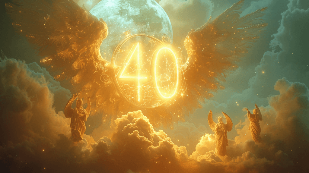 40 Number Meaning interpretation of celestial number 40 