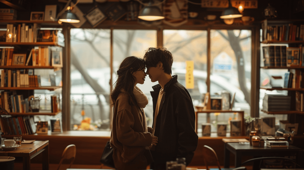 Flat design of love life under the influence of number 45