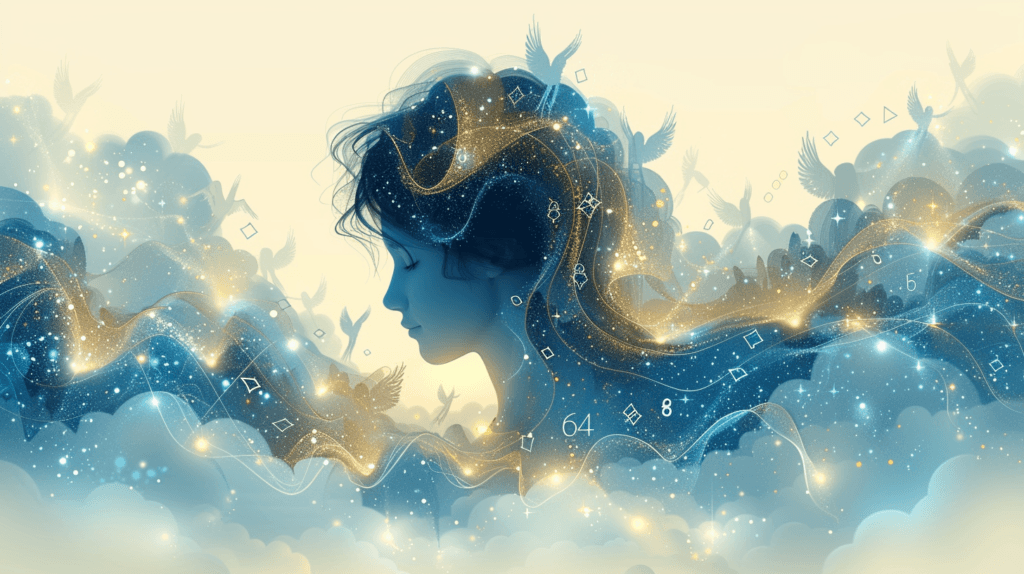 interpretation of angelic guidance scene