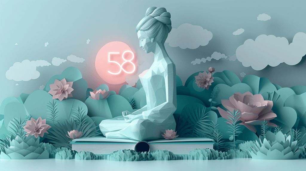 interpretation of enlightenment scene of number 58