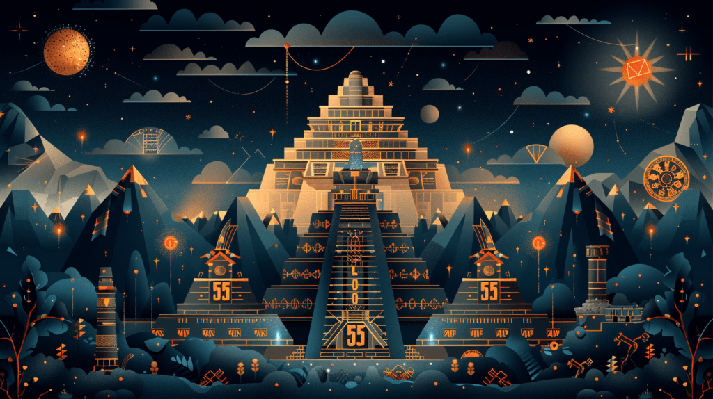 interpretation of symbolic discovery scene for number 55