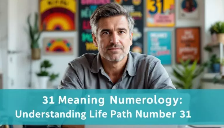 31 Meaning Numerology: Understanding Life Path Number 31