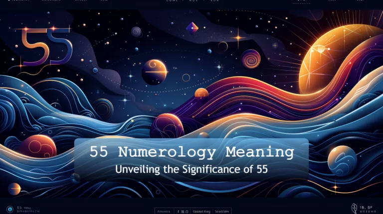 55 Numerology Meaning