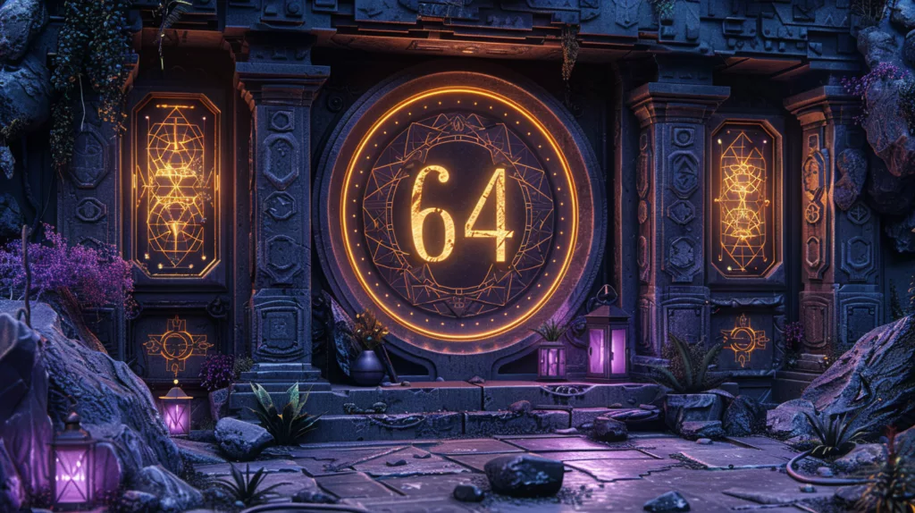 64 Number Meaning interpretation of esoteric knowledge scene of number 64