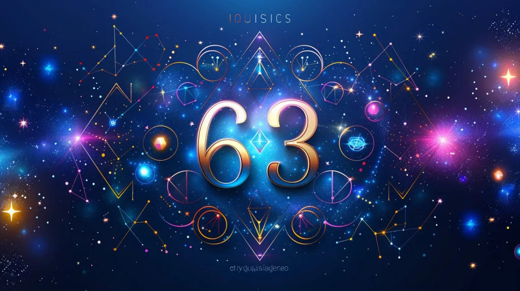 interpretation of floating numerology scene of number 63