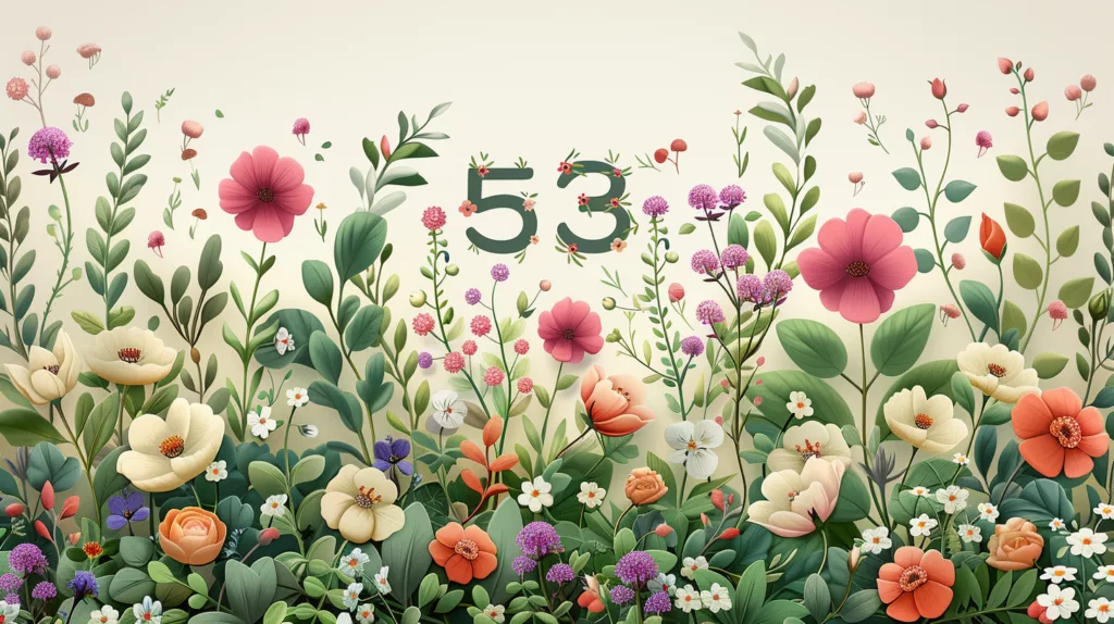 interpretation of natural numerology fusion for number 53