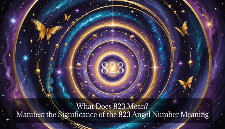 823 Angel Number Meaning