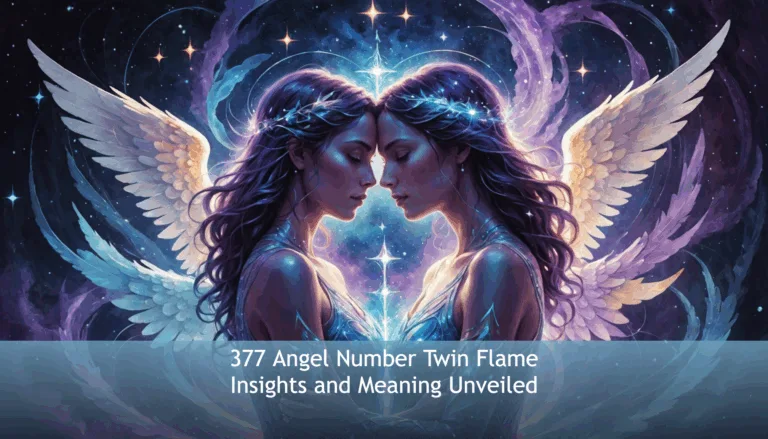 377 angel number twin flame